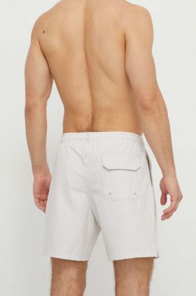 Abercrombie & Fitch pantaloni scurti de baie culoarea bej