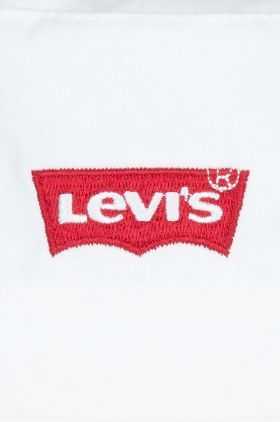 Levi's pălărie din bumbac pentru copii LAN LEVIS BATWING BUCKET CAP culoarea bej, bumbac