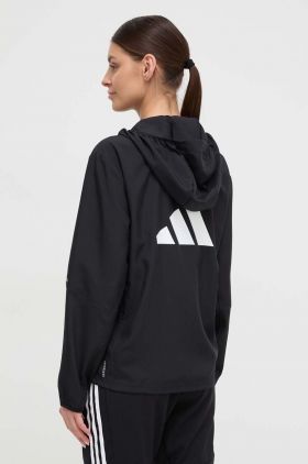 adidas Performance jachetă de alergare Run It culoarea negru, de tranziție IL7223