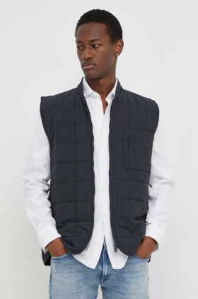 Rains vesta 19410 Vests culoarea albastru marin, de tranzitie