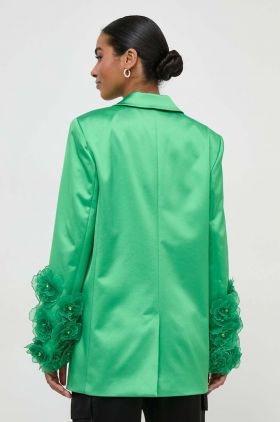 Custommade sacou culoarea verde, un singur rand de nasturi