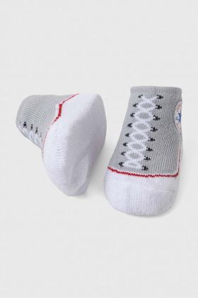 Converse sosete bebe 2-pack culoarea roz