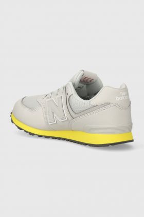 New Balance sneakers pentru copii GC574MSC culoarea gri