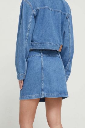 Tommy Jeans fustă din denim mini, drept DW0DW17668