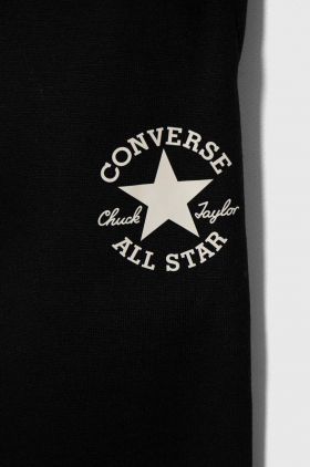 Converse pantaloni de trening pentru copii culoarea negru, cu imprimeu