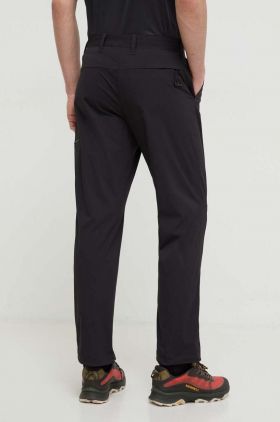 Jack Wolfskin pantaloni de exterior Wanderthirst culoarea negru