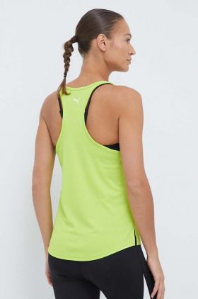 Puma top de antrenament Fit culoarea verde 523846