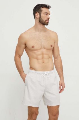 Abercrombie & Fitch pantaloni scurti de baie culoarea bej