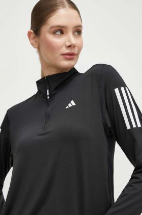 adidas Performance hanorac de jogging Own The Run culoarea negru, cu imprimeu IK7440