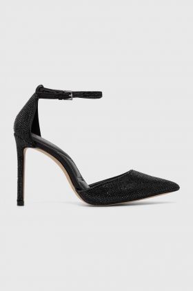 Aldo pantofi cu toc Derperla culoarea negru, 13773248.Derperla