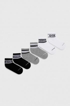 Converse sosete copii 6-pack culoarea gri