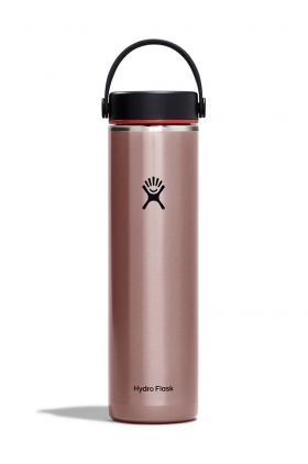 Hydro Flask sticla termica 24 Oz Lightweight Wide Flex Cap B Quartz culoarea roz, LW24LWB088