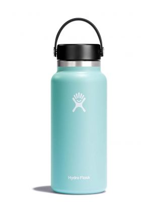 Hydro Flask sticla termica 32 Oz Wide Flex Cap Dew culoarea turcoaz, W32BTS441