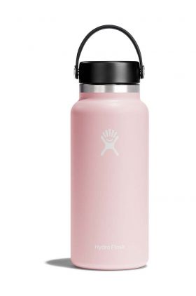 Hydro Flask sticla termica 32 Oz Wide Flex Cap Trillium culoarea roz, W32BTS678