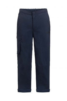 Jack Wolfskin pantaloni copii DESERT culoarea albastru marin