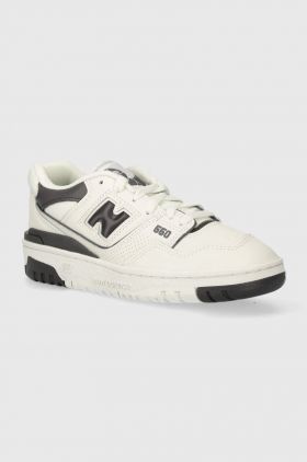 New Balance teniși din piele copii GSB550BH culoarea alb