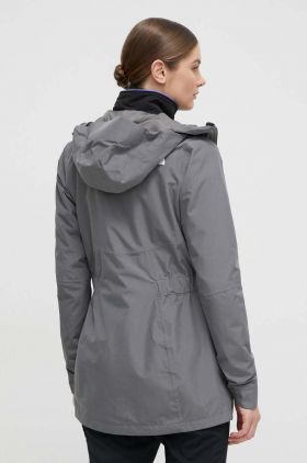 The North Face jacheta de exterior Hikesteller Parka Shell culoarea gri