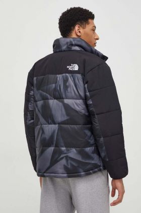 The North Face geaca HMLYN INSULATED barbati, culoarea gri, de iarna