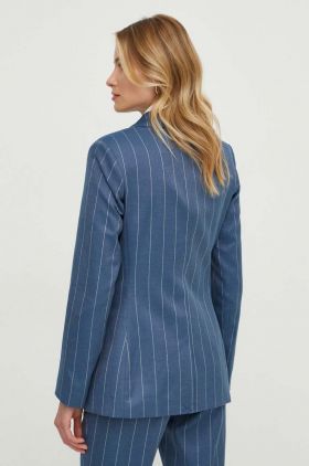 Sisley blazer din amestec de in cu doua randuri de nasturi, modelator