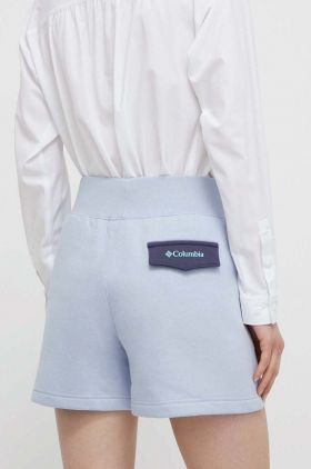 Columbia pantaloni scurți Lodge femei, uni, high waist 2073461