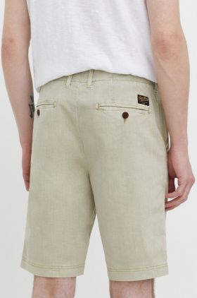 Superdry pantaloni scurti barbati, culoarea bej