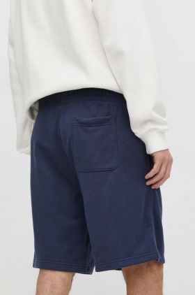 Abercrombie & Fitch pantaloni scurti barbati, culoarea albastru marin