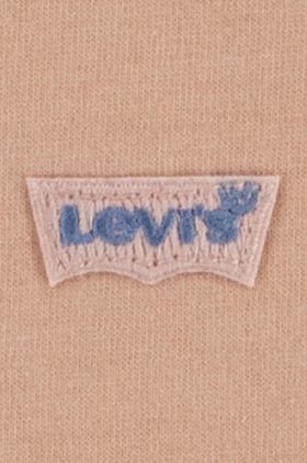 Levi's tricou de bumbac pentru copii culoarea portocaliu, neted