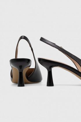 Answear Lab pantofi cu toc culoarea negru