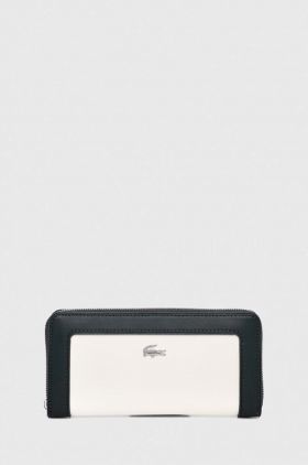Lacoste portofel femei, culoarea alb