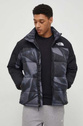 The North Face geaca HMLYN INSULATED barbati, culoarea gri, de iarna