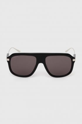 Gucci ochelari de soare barbati, culoarea negru