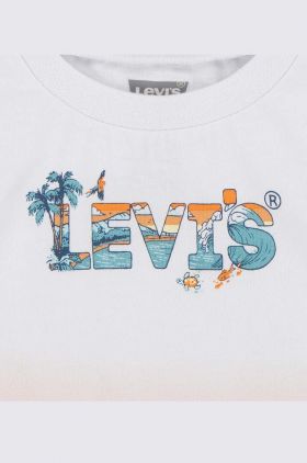 Levi's set de bumbac pentru bebelusi culoarea portocaliu