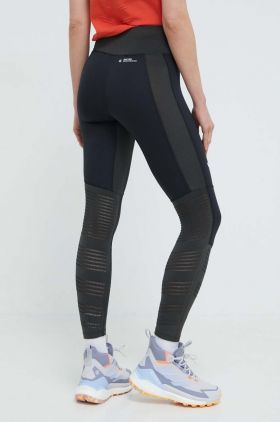 Salewa leggins sport Pedroc Dry Responsive femei, culoarea negru, neted