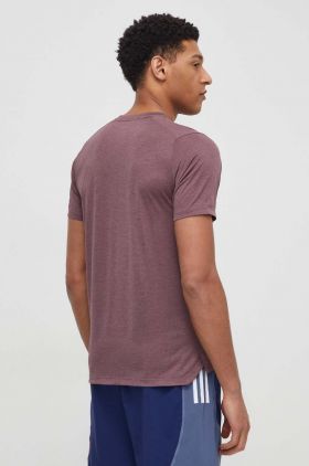 New Balance tricou de antrenament culoarea violet, melanj