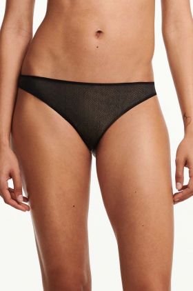 Chantelle X chiloti brazilieni culoarea negru, transparent