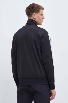 adidas Originals bluză bărbați, culoarea negru, cu imprimeu  IJ7058