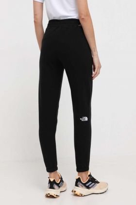 The North Face pantaloni de trening culoarea negru, neted