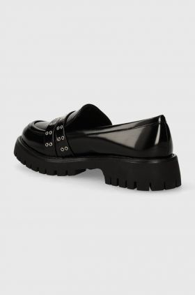 Answear Lab mocasini femei, culoarea negru, cu platforma