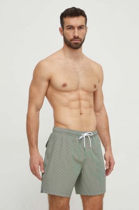 Abercrombie & Fitch pantaloni scurti de baie culoarea verde