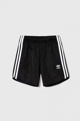 adidas Originals pantaloni scurti copii culoarea negru, talie reglabila