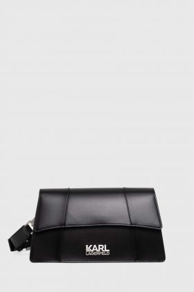 Karl Lagerfeld poseta culoarea negru