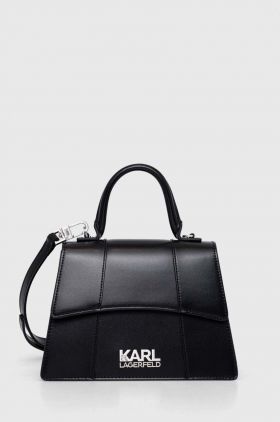 Karl Lagerfeld poseta culoarea negru