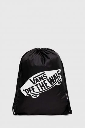 Vans rucsac culoarea negru, cu imprimeu