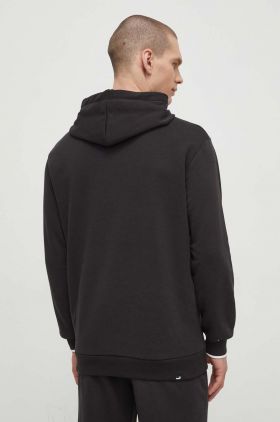 Puma bluză SQUAD bărbați, culoarea negru, cu glugă, imprimeu 678969