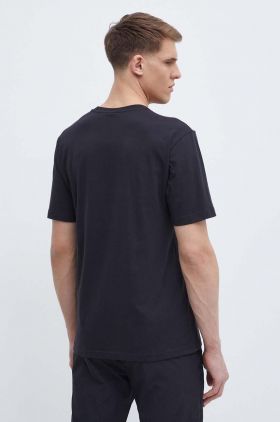 adidas Originals tricou din bumbac bărbați, culoarea negru, cu imprimeu IS0176