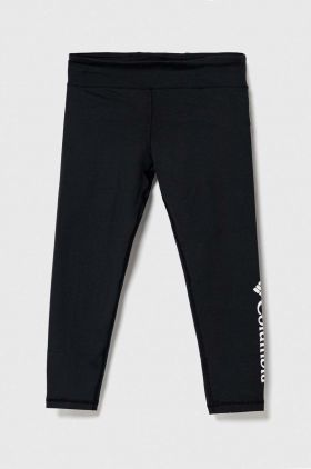 Columbia leggins copii Columbia Hike Leggi culoarea negru, cu imprimeu