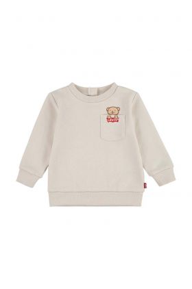 Levi's bluza bebe culoarea bej, neted