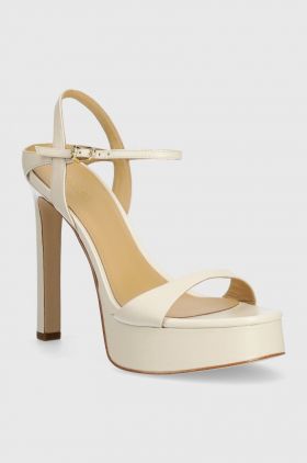 MICHAEL Michael Kors stilettos de piele Amara culoarea bej, 40S4AMHS4L