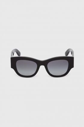 Alexander McQueen ochelari de soare femei, culoarea negru