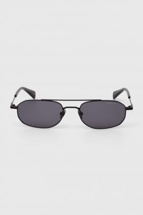 AllSaints ochelari de soare femei, culoarea negru